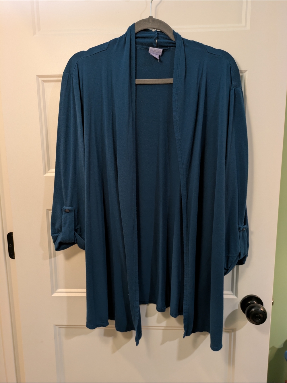 Karen Scott Navy Blue Women's Top with Stitch Trim